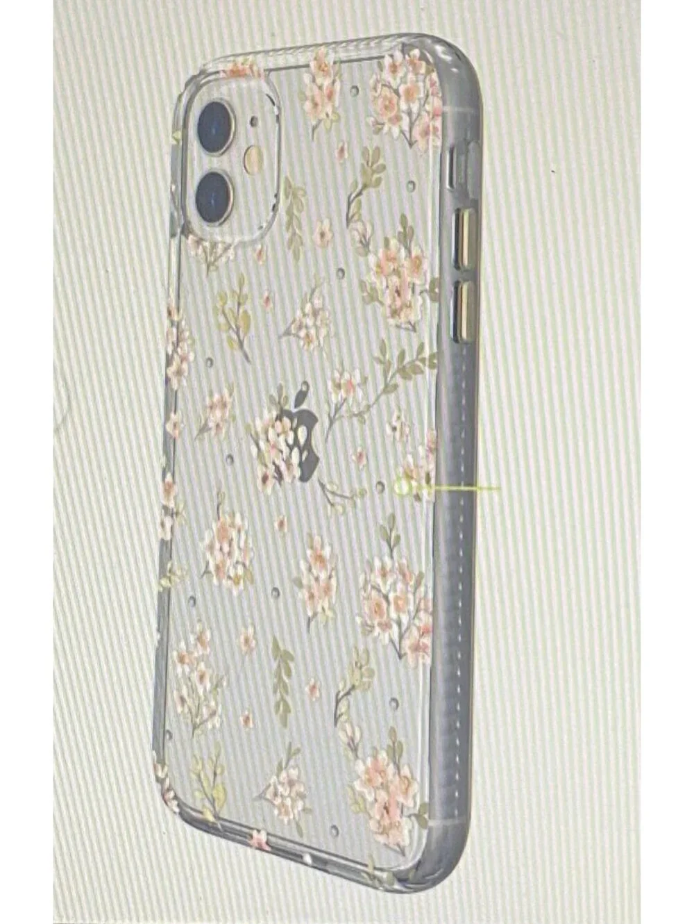 Onn Case for iPhone 11/iPhone XR Pink Floral with Gems